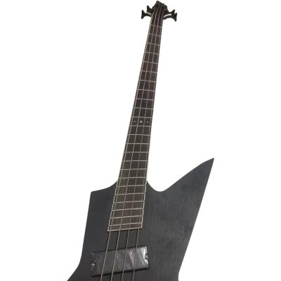 Custom Crown Solar Black Satin Finish 4 String Bass - Image 3