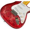 Custom Regent Burton Red Pink Paisley Electric Guitar