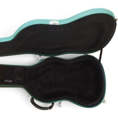 Custom Emerald Green Guitar Hard Case - Image 5