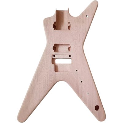 Custom Tempest Dimebag DIY Unfinished Guitar Kit 2 Pickups Floyd Rose Tremolo - Image 4