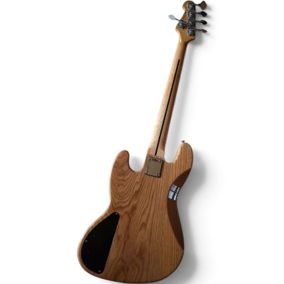 Custom Regent Natural Ash Wood 5 String Bass Marcus Miller Maple Fretboard - Image 3