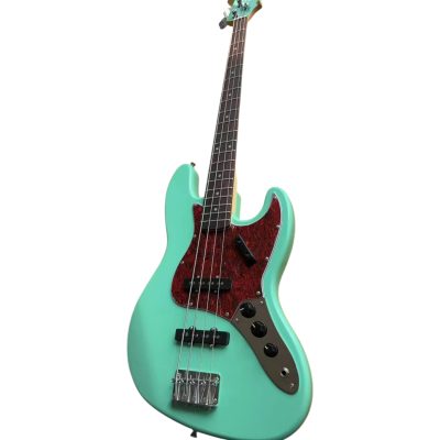Custom Regent Jaco Pastorius 4 String Jazz Bass Sea Foam Green - Image 2
