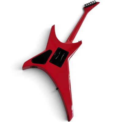 Custom Race Red WRX24 X Shaped Angular Warrior Body Electric Guitar Floyd Rose Tremolo - Image 2