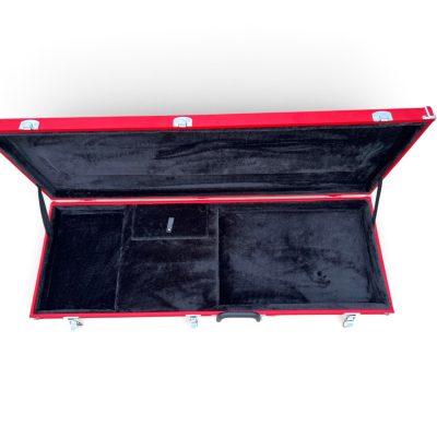 Custom Red Guitar Hard Case - Image 7