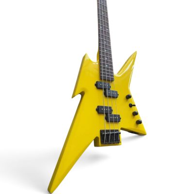 Custom Norturne David Ironbird MK1 Yellow 4 String Bass - Image 8