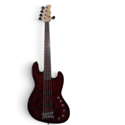 Custom Regent Burgundy Tobacco Sunburst Marcus Miller 5 String Bass - Image 6