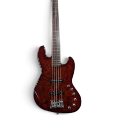 Custom Regent Burgundy Tobacco Sunburst Marcus Miller 5 String Bass - Image 5