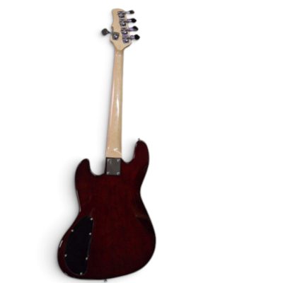 Custom Regent Burgundy Tobacco Sunburst Marcus Miller 5 String Bass - Image 7
