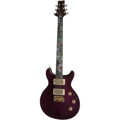Custom Monarch Hetfield Trans Purple Electric Guitar - Image 4