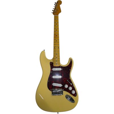 Custom Regent Jimi Vintage White Butterscotch Blonde Electric Guitar - Image 3