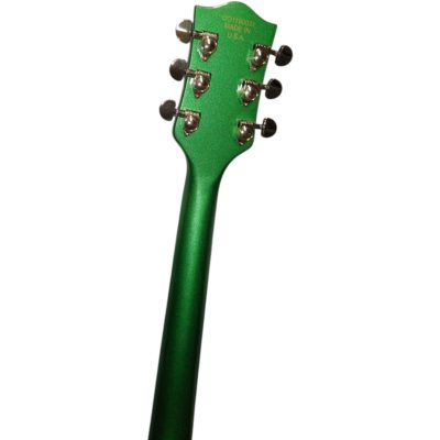 Custom Sovereign Green Sparkle G6120 Fhole Hollow Body Guitar Bigsby Tremolo - Image 7