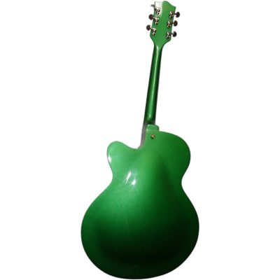 Custom Sovereign Green Sparkle G6120 Fhole Hollow Body Guitar Bigsby Tremolo - Image 6