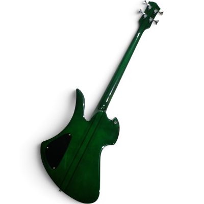 Custom Norturne Mockingbird Transparent Emerald Green Finish 4 String Bass - Image 2