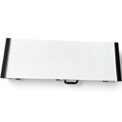 Custom White Tweed With Black Trim Guitar Hard Case
