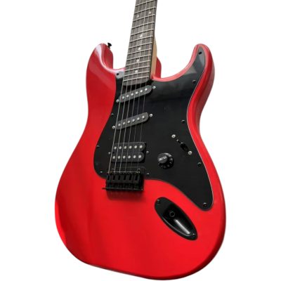 Custom Regent Red Black Pickguard Electric Guitar