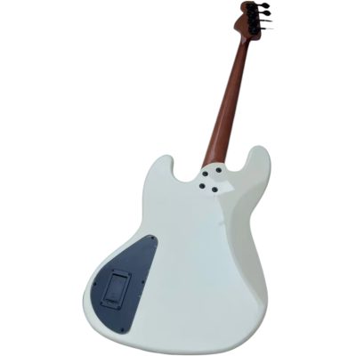 Custom Ironroot Combustion Cream Multi Scale Fanned Frets 4 String Bass 3 Pickups - Image 5