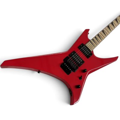 Custom Race Red WRX24 X Shaped Angular Warrior Body Electric Guitar Floyd Rose Tremolo - Image 5