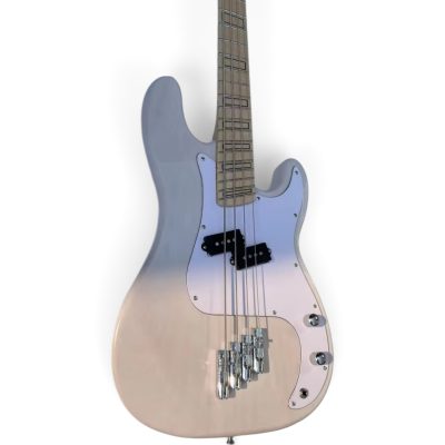 Custom Regent Chris Olympic White 4 String Precision Bass Multi Scale Fanned Frets