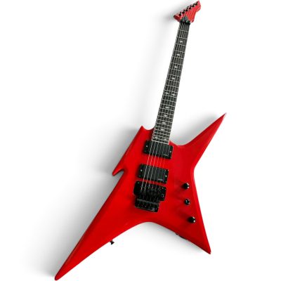 Custom Norturne Erik Ironbird Red Electric Guitar Floyd Rose Tremolo - Image 8