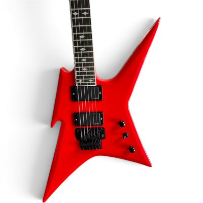 Custom Norturne Erik Ironbird Red Electric Guitar Floyd Rose Tremolo