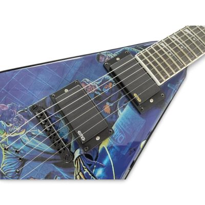 Custom Tempest Dave Flying V Rust In Peace Graphic Electric Guitar - Image 8