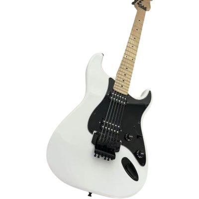 Custom Deepwave Snow White Pro Mod Floyd Rose Tremolo Guitar - Image 2