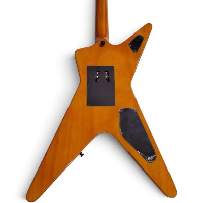 Custom Tempest Natural Dimebag Southern Cross ML Flying V Split Headstock Guitar Left Handed - Image 3