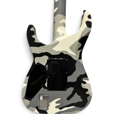 Custom Obsidian Jeff Hanneman Urban Camo Finish Electric Guitar E-II Hand Painted Floyd Rose Tremolo - Image 4