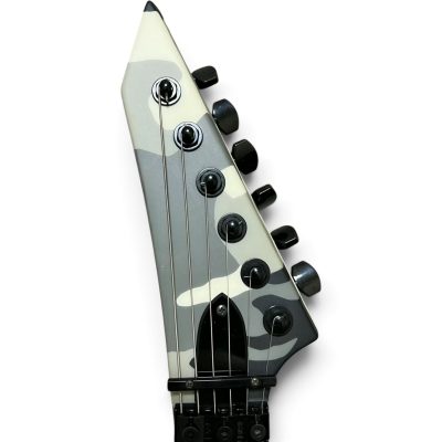 Custom Obsidian Jeff Hanneman Urban Camo Finish Electric Guitar E-II Hand Painted Floyd Rose Tremolo - Image 3