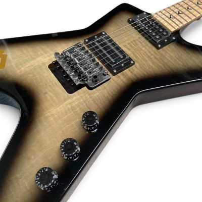 Custom Tempest Slime Burst Flying V Floyd Rose Tremolo Dimebag Darrell Guitar - Image 2