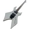 Custom Norturne Warlock Metal Pearl White Electric Guitar Floyd Rose Tremolo