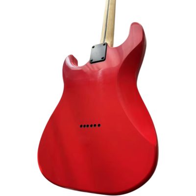 Custom Regent Red Black Pickguard Electric Guitar - Image 5
