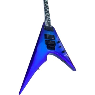 Custom Obsidian Flying V Alexi Violet Andromeda Floyd Rose Tremolo Guitar