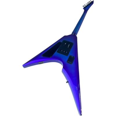 Custom Obsidian Flying V Alexi Violet Andromeda Floyd Rose Tremolo Guitar - Image 6
