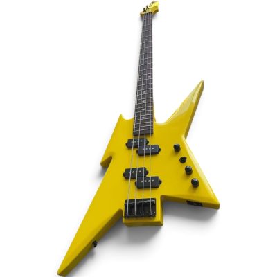 Custom Norturne David Ironbird MK1 Yellow 4 String Bass