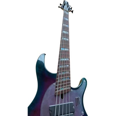 Custom Ironroot Combustion Aurora Multi Scale Fanned Frets 5 String Bass 3 Pickups - Image 3