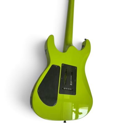 Custom Race Soloist Green Tiger Stripe Floyd Rose Tremolo Electric Guitar - Image 3