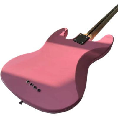 Custom Regent Surf Pink Skully Mark Hoppus 4 String Jazz Bass - Image 5