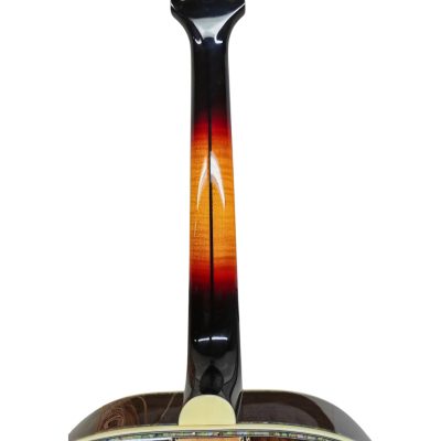 Custom Crown SJ200 Abalone Vine King Vintage Sunburst Acoustic Electric Guitar - Image 5