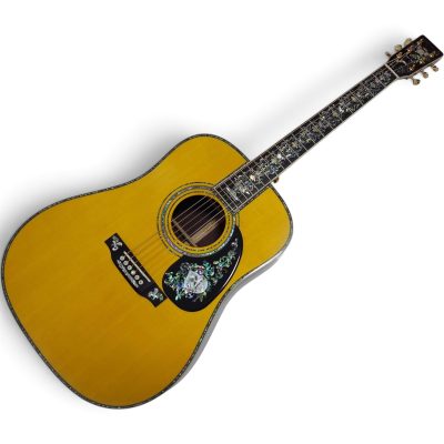 Custom Vertex D100 Solid Spruce Top Dreadnought Acoustic Electric Guitar Fishman Pickups - Image 8