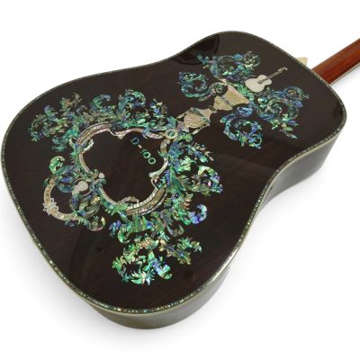 Custom Vertex D100 Solid Spruce Top Dreadnought Acoustic Electric Guitar Fishman Pickups - Image 7