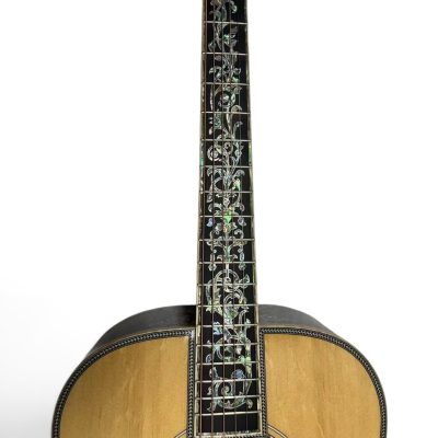 Custom Vertex D45  Dreadnought Vintage Sitka Spruce Top Acoustic Electric Guitar Rosewood Full Abalone Inlay 41 Inch - Image 6