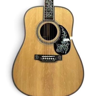 Custom Vertex D45  Dreadnought Vintage Sitka Spruce Top Acoustic Electric Guitar Rosewood Full Abalone Inlay 41 Inch
