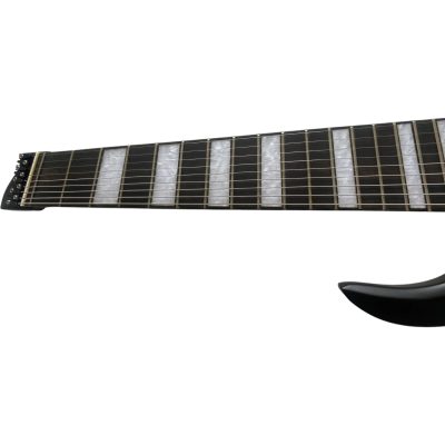 Custom Monolith Lucas Multi Scale Fanned Frets Headless Ghost Midnight Wine 9 String Guitar - Image 5