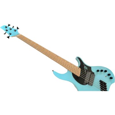Custom Ironroot Combustion Cyan Teal Multi Scale Fanned Frets 5 String Bass - Image 2