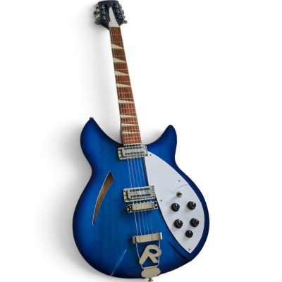 Custom Nova Blue 330 12 String Electric Guitar Semi Hollow