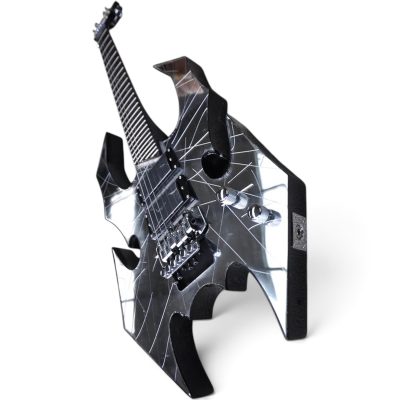 Custom Norturne Draco Ghost Flame Cracked Mirror Warlock Electric Guitar Floyd Rose Tremolo - Image 5