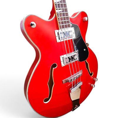 Custom Sovereign Red Fhole 4 String Bass - Image 7
