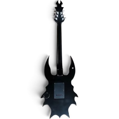 Custom Norturne Beast Cow Skull Carved Electric Guitar Floyd Rose Tremolo - Image 3