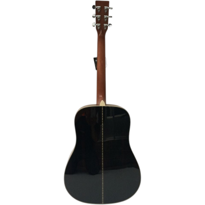 Custom Vertex Natural D28 Acoustic Solid Spruce Top Electric Guitar - Image 5
